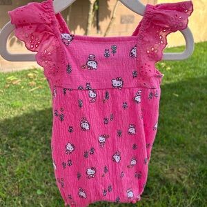 Hello Kitty Pink Kids romper 6 months